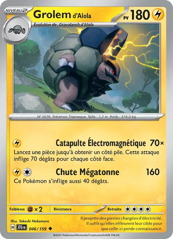 Grolem d'Alola - 046/190 - Aventures Ensemble