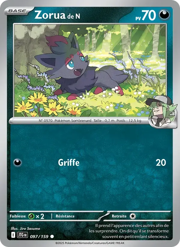 Zorua de N - 097/190 - Aventures Ensemble