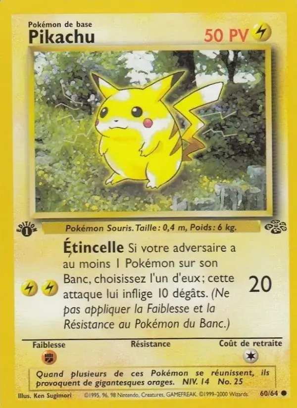 Pikachu - 60/64 - Jungle