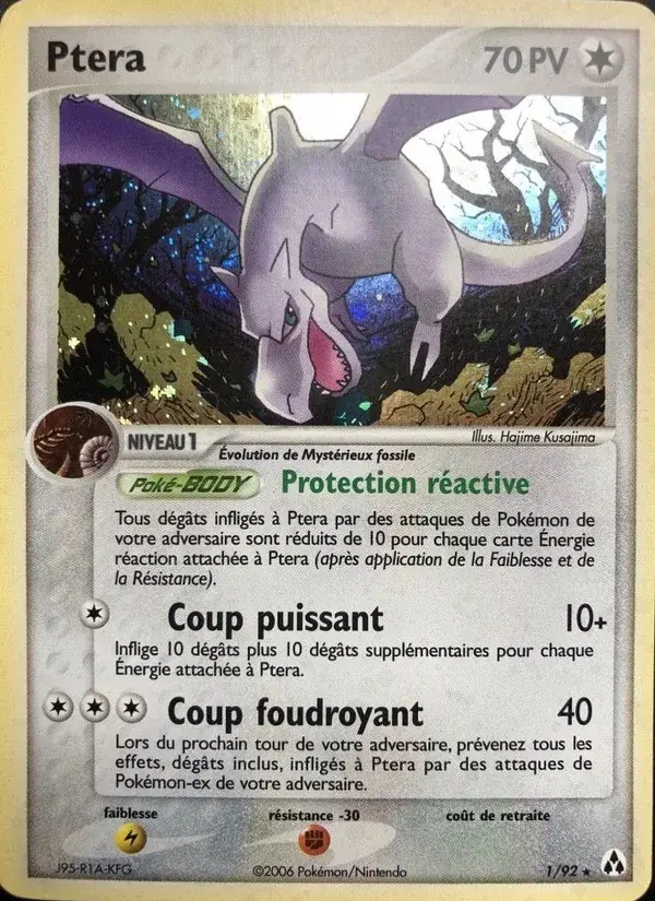 Ptéra - 1/93 - EX Créateurs de légendes