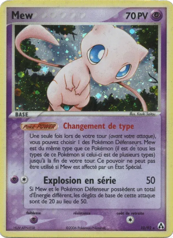 Mew - 10/93 - EX Créateurs de légendes