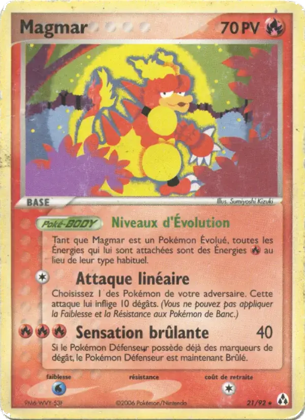 Magmar - 21/93 - EX Créateurs de légendes
