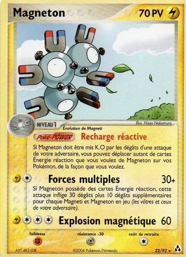 Magnéton - 22/93 - EX Créateurs de légendes