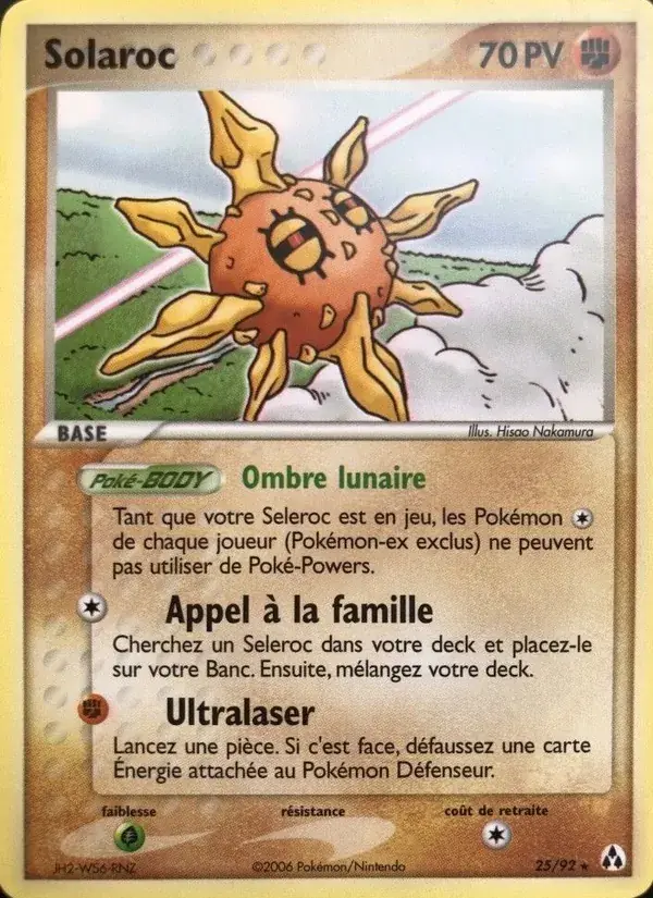 Solaroc - 25/93 - EX Créateurs de légendes