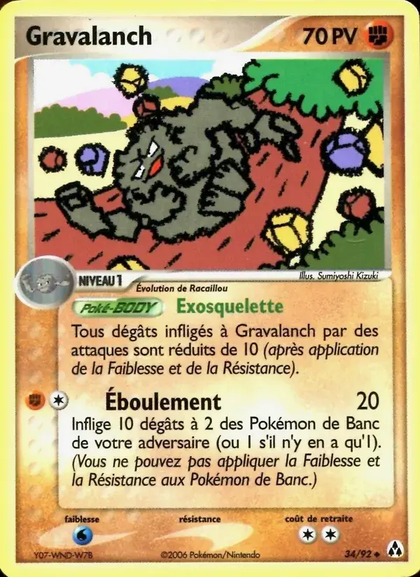 Gravalanch - 34/93 - EX Créateurs de légendes