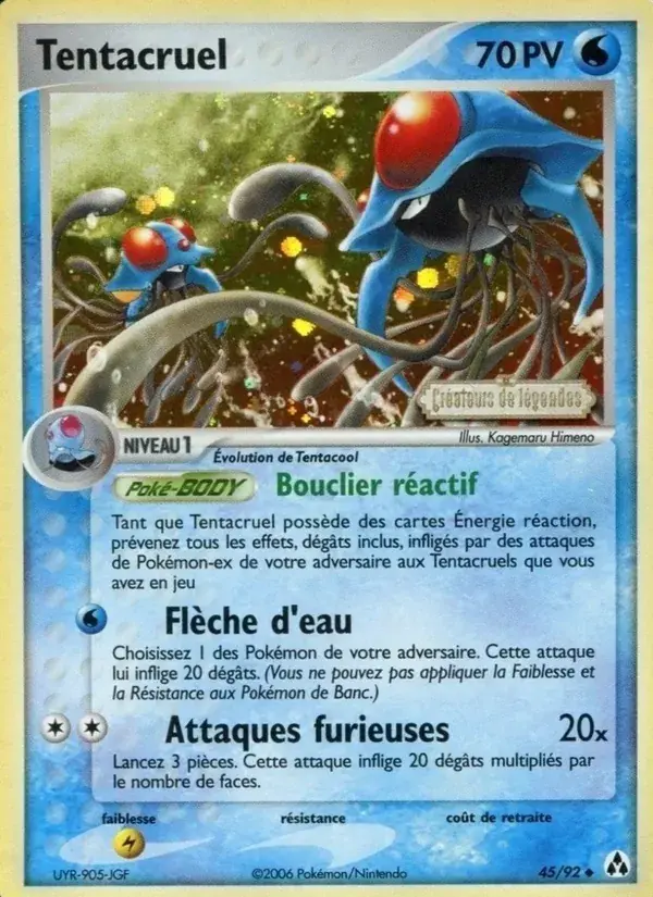 Tentacruel - 45/93 - EX Créateurs de légendes