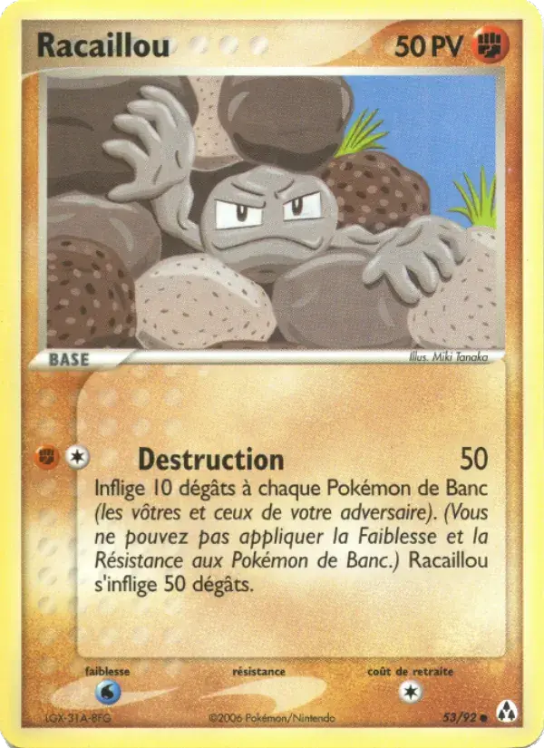 Racaillou - 53/93 - EX Créateurs de légendes