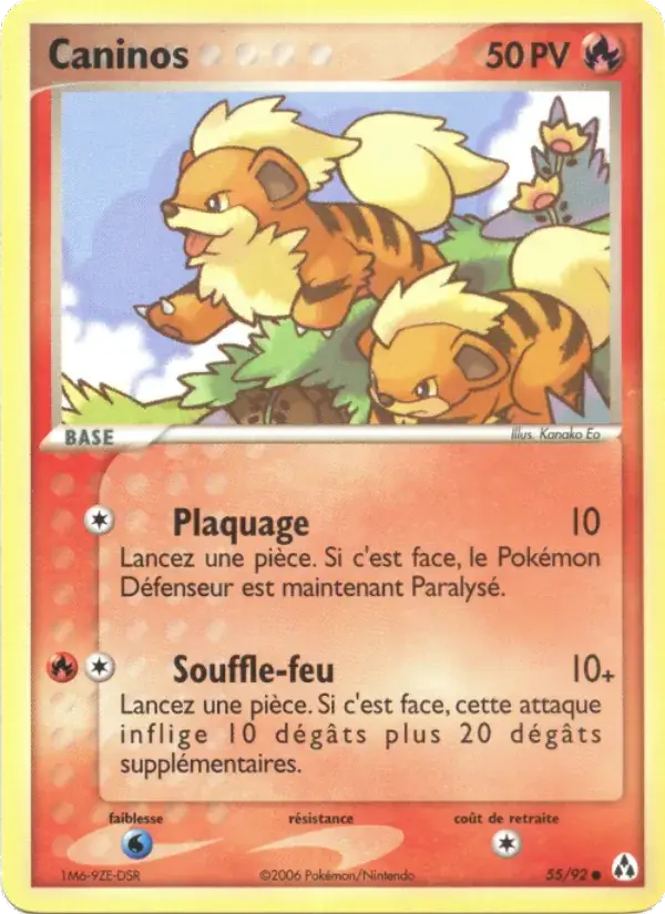 Caninos - 55/93 - EX Créateurs de légendes