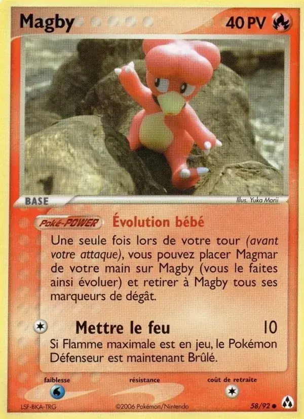 Magby - 58/93 - EX Créateurs de légendes