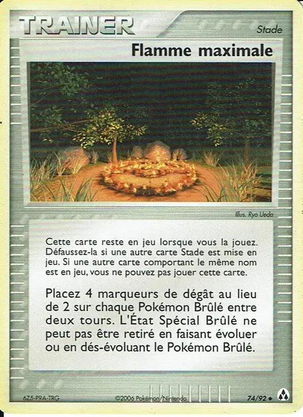 Flamme maximale - 74/93 - EX Créateurs de légendes