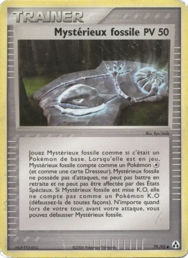 Mystérieux fossile - 79/93 - EX Créateurs de légendes