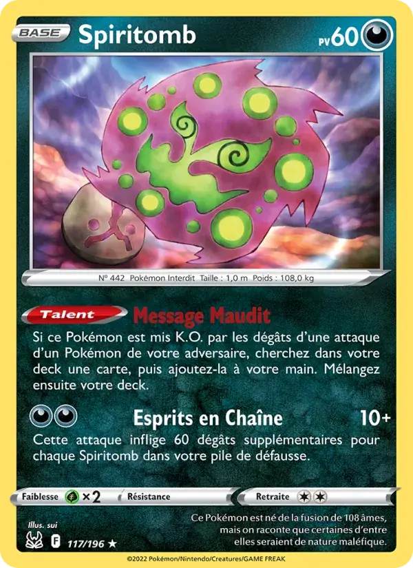 Spiritomb - 117/217 - Origine Perdue