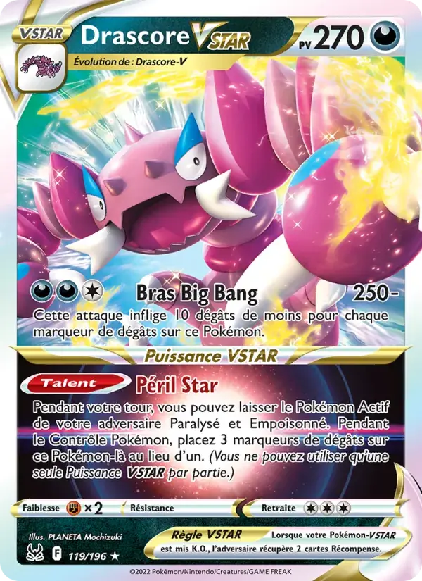 Drascore VSTAR - 119/217 - Origine Perdue