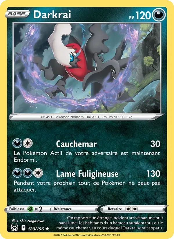 Darkrai - 120/217 - Origine Perdue