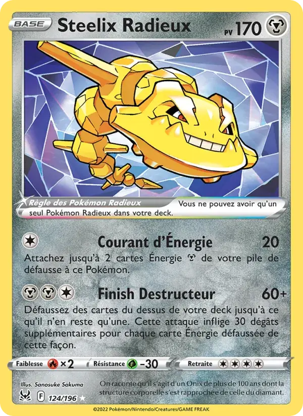 Steelix Radieux - 124/217 - Origine Perdue
