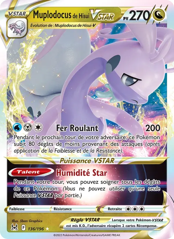 Muplodocus de Hisui VSTAR - 136/217 - Origine Perdue