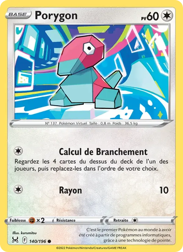 Porygon - 140/217 - Origine Perdue