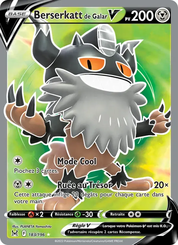 Berserkatt de Galar V - 183/217 - Origine Perdue