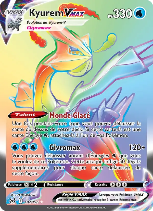 Kyurem VMAX - 197/217 - Origine Perdue