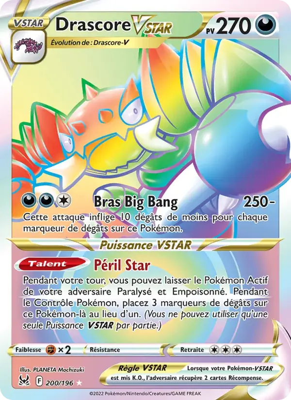 Drascore VSTAR - 200/217 - Origine Perdue