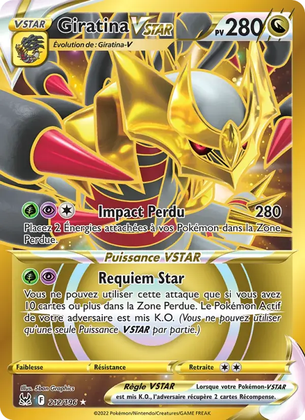 Giratina VSTAR - 212/217 - Origine Perdue