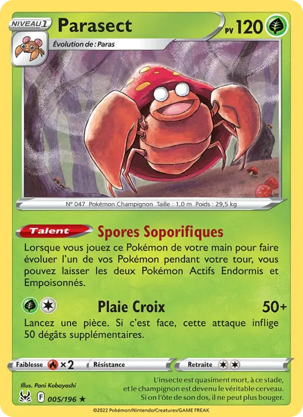 Parasect - 005/217 - Origine Perdue