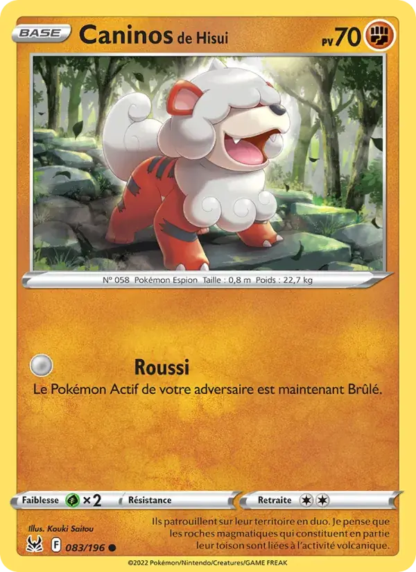 Caninos de Hisui - 083/217 - Origine Perdue