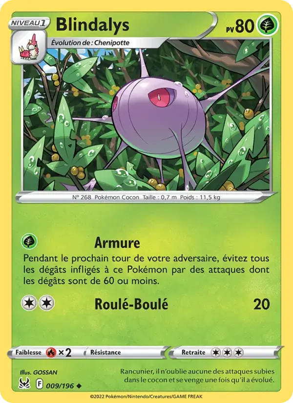 Blindalys - 009/217 - Origine Perdue