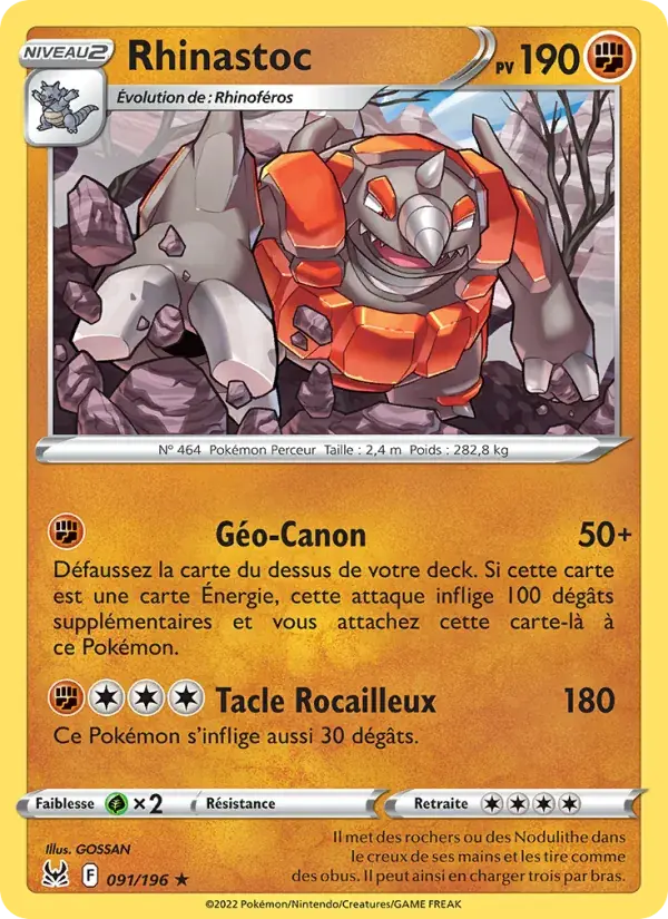 Rhinastoc - 091/217 - Origine Perdue