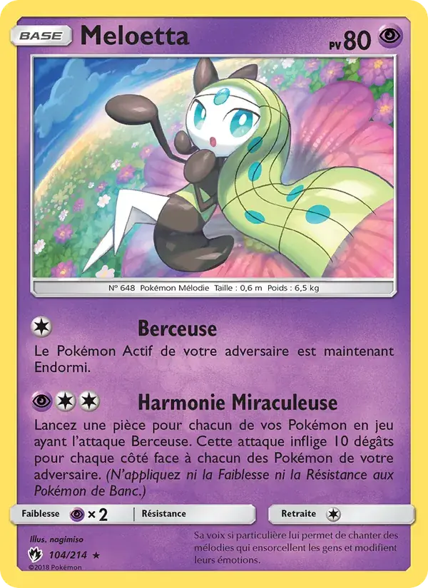 Meloetta - 104/236 - Tonnerre Perdu
