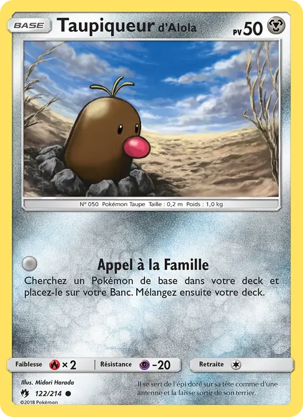 Taupiqueur d’Alola - 122/236 - Tonnerre Perdu