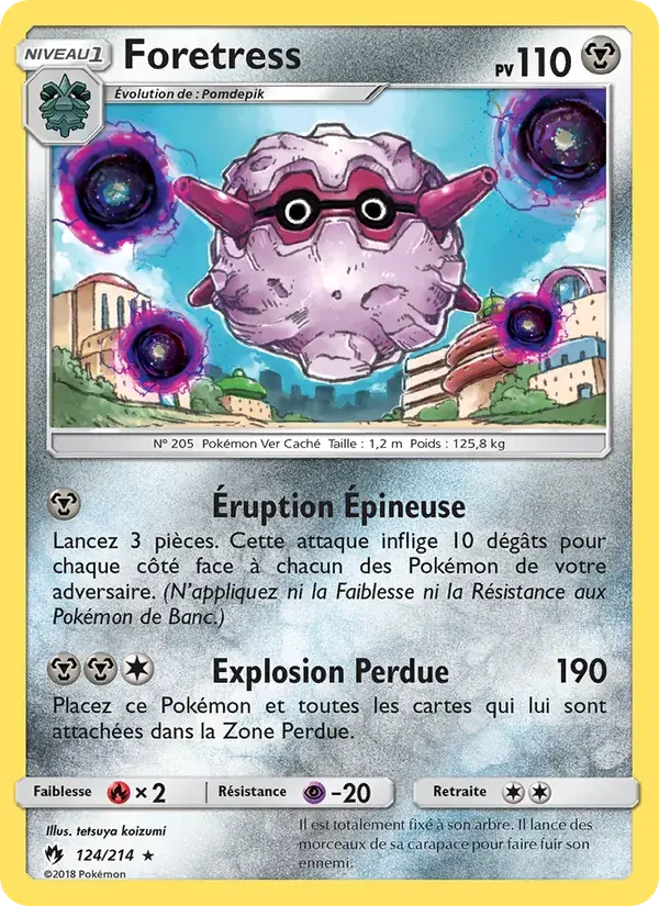 Foretress - 124/236 - Tonnerre Perdu