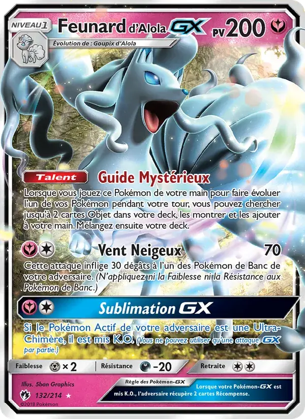Feunard d’Alola GX - 132/236 - Tonnerre Perdu
