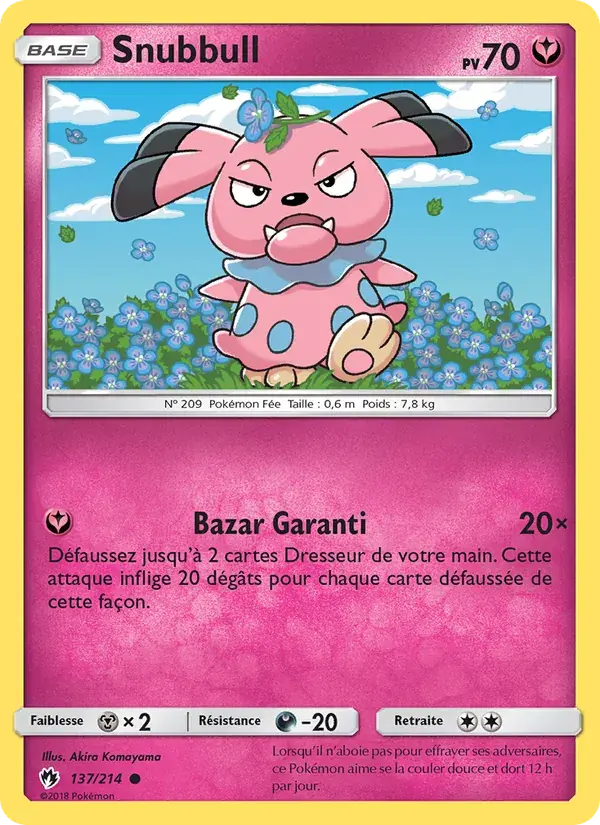 Snubbull - 137/236 - Tonnerre Perdu