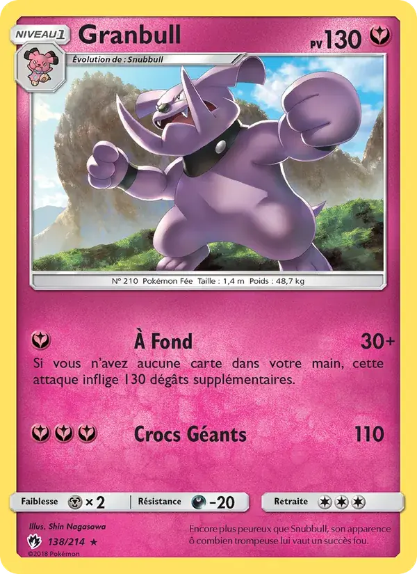 Granbull - 138/236 - Tonnerre Perdu