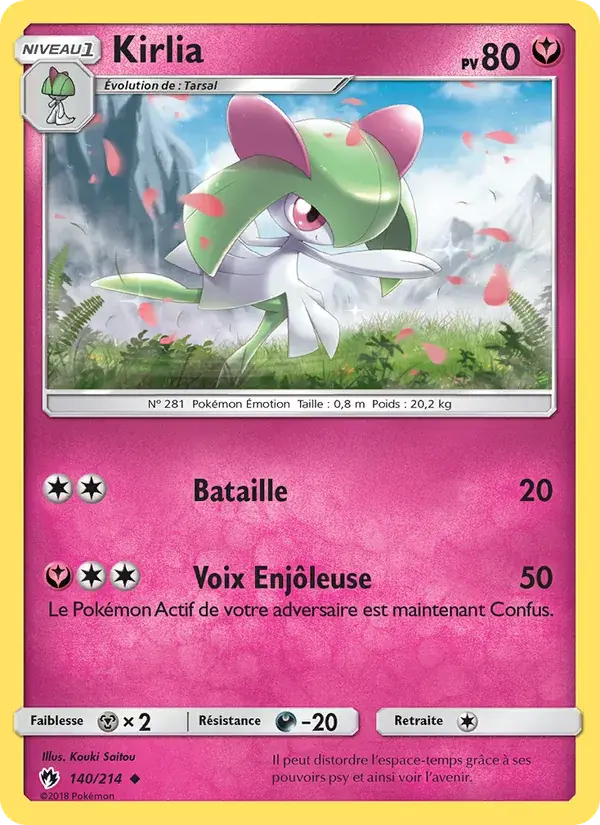 Kirlia - 140/236 - Tonnerre Perdu
