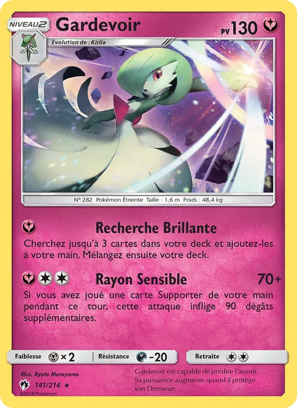 Gardevoir - 141/236 - Tonnerre Perdu