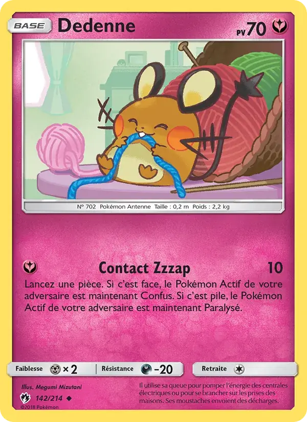 Dedenne - 142/236 - Tonnerre Perdu