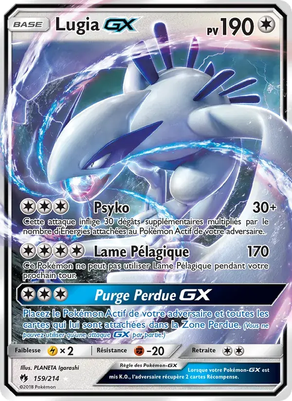 Lugia GX - 159/236 - Tonnerre Perdu