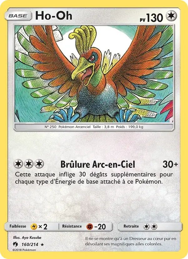 Ho-Oh - 160/236 - Tonnerre Perdu