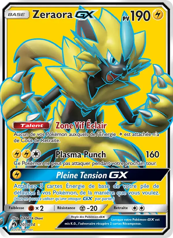 Zeraora GX - 201/236 - Tonnerre Perdu