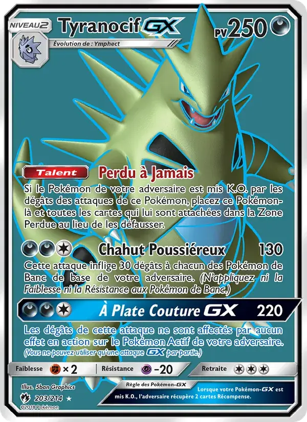 Tyranocif GX - 203/236 - Tonnerre Perdu