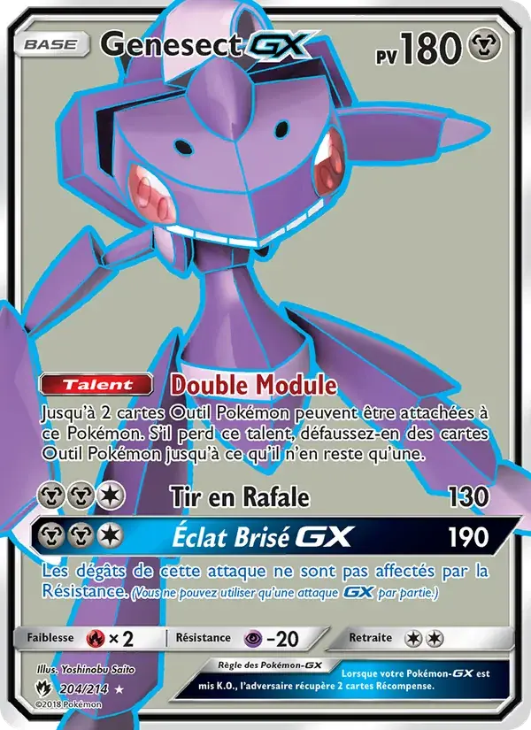 Genesect GX - 204/236 - Tonnerre Perdu