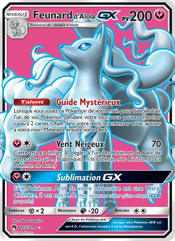Feunard d’Alola GX - 205/236 - Tonnerre Perdu