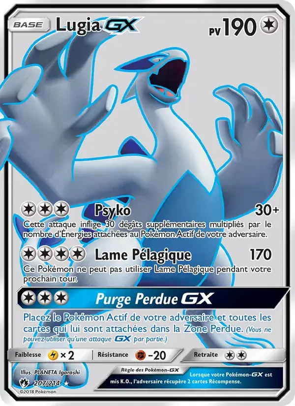 Lugia GX - 207/236 - Tonnerre Perdu