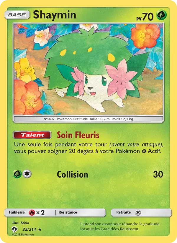 Shaymin - 33/236 - Tonnerre Perdu