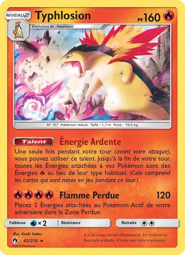 Typhlosion - 42/236 - Tonnerre Perdu