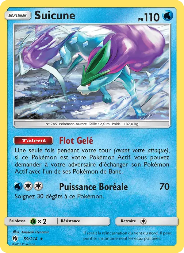 Suicune - 59/236 - Tonnerre Perdu