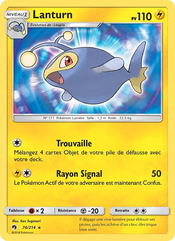 Lanturn - 74/236 - Tonnerre Perdu