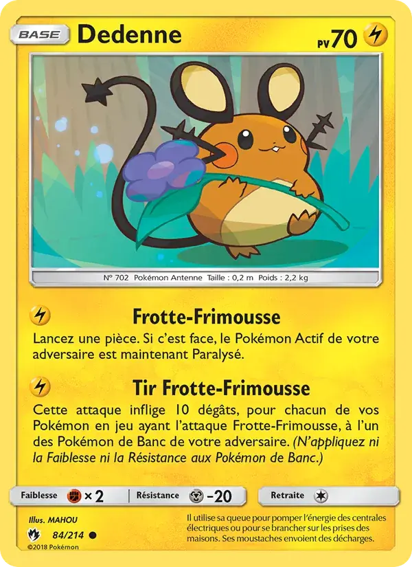 Dedenne - 84/236 - Tonnerre Perdu
